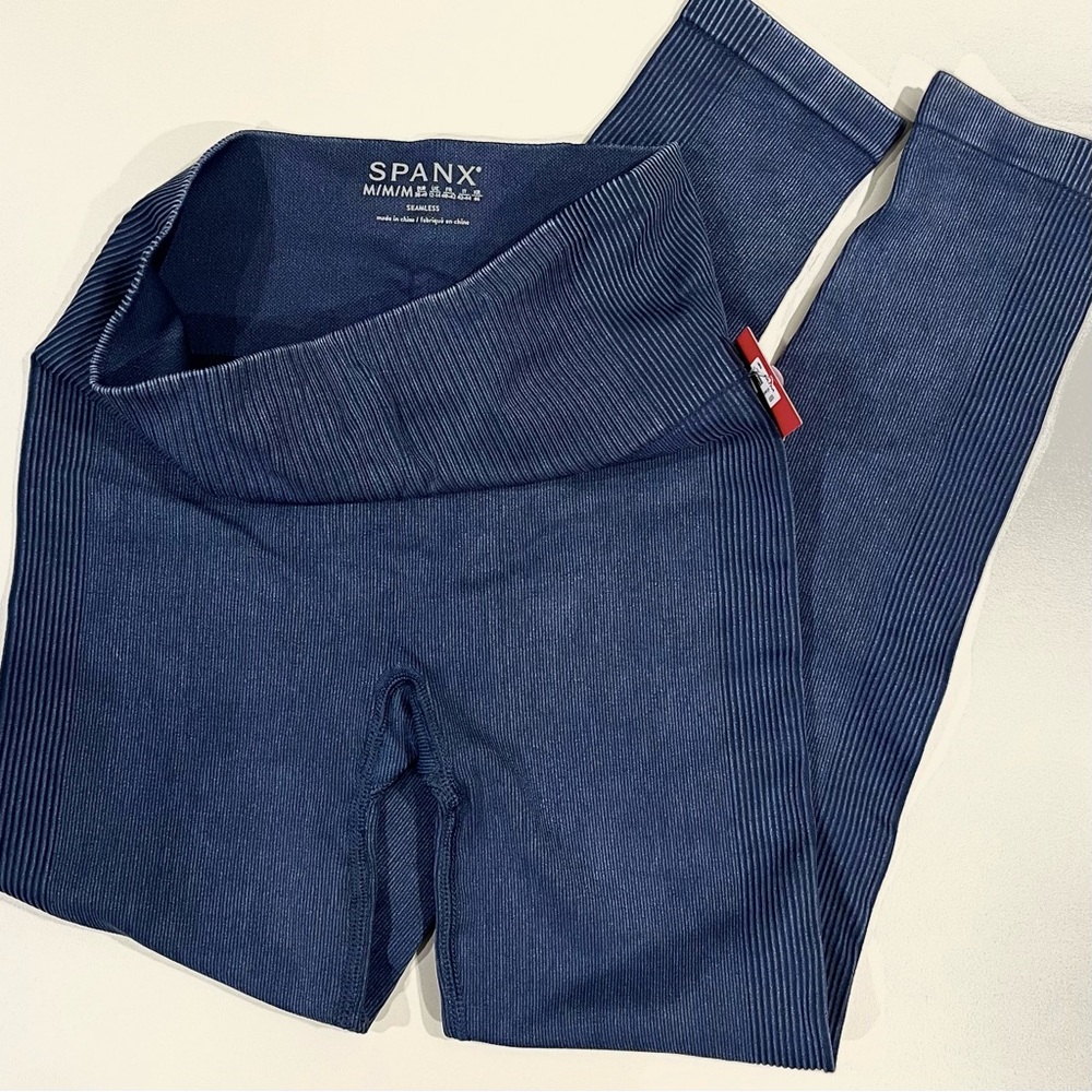 Spanx Blue-Gray Leggings